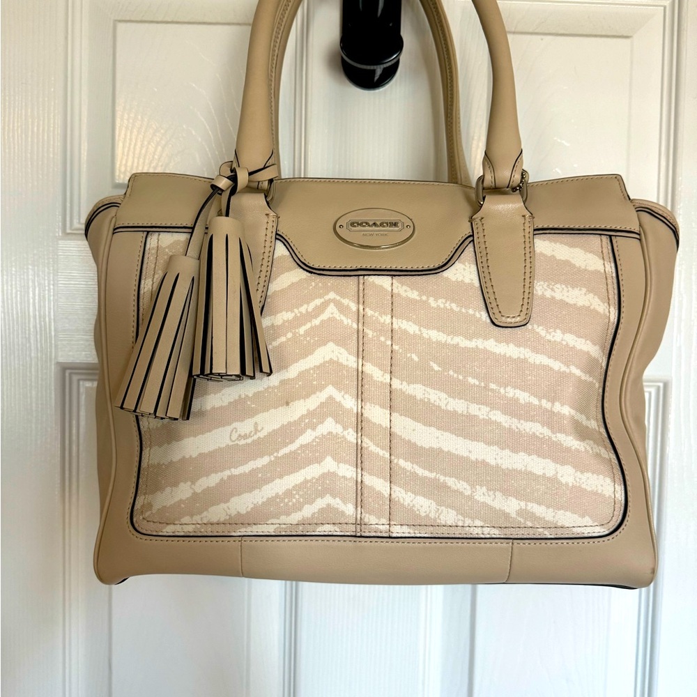 Coach 23409 Legacy Zebra Print